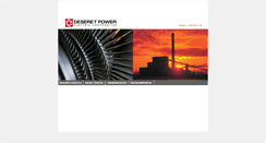 Desktop Screenshot of deseretpower.com